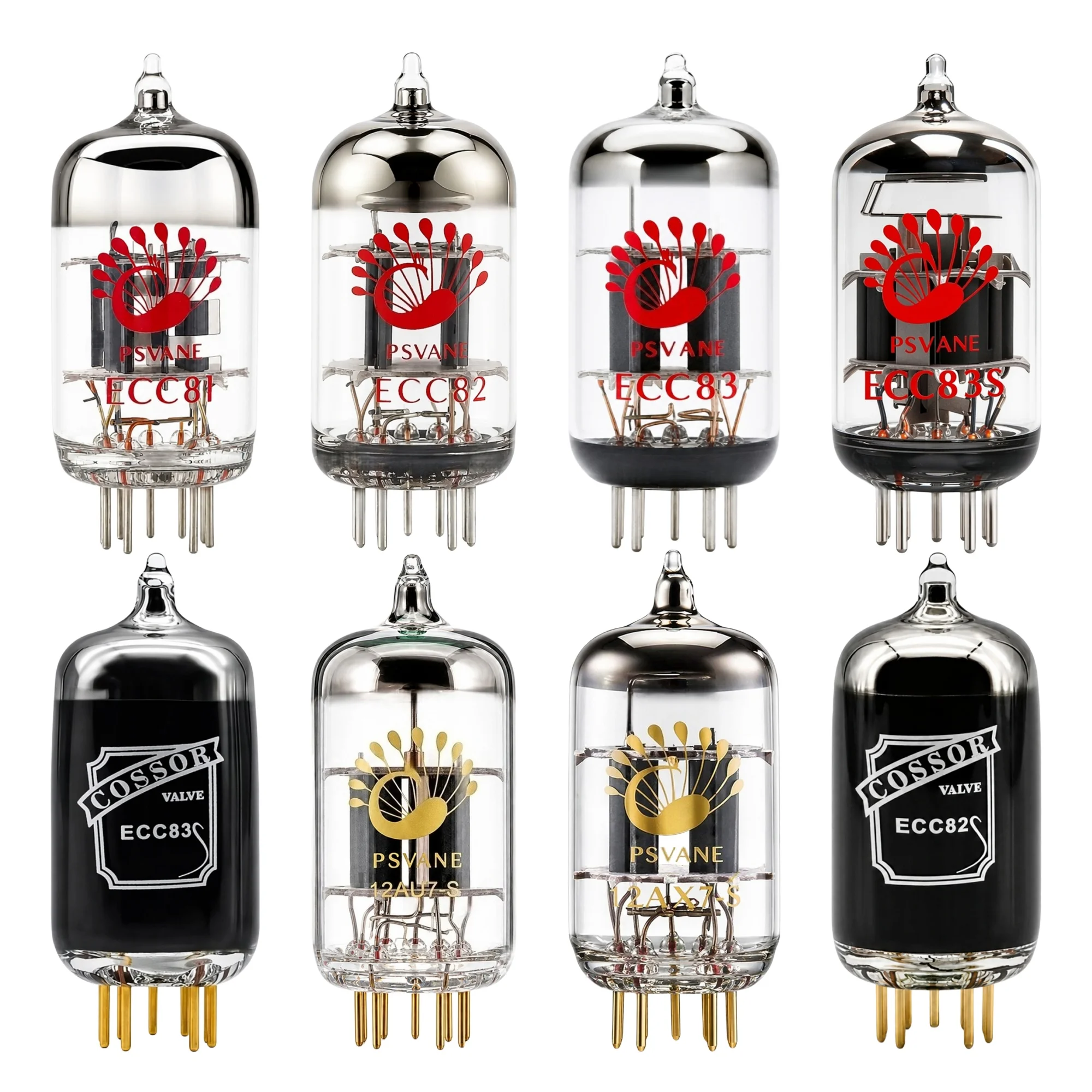 PSVANE ECC83 ECC83S 12AX7 ECC82 12AU7 ECC81 12AT7 Vacuum Electron Tube B759 7025 6189 E82CC B739 HIFI Audio Valve Preamp Tubes