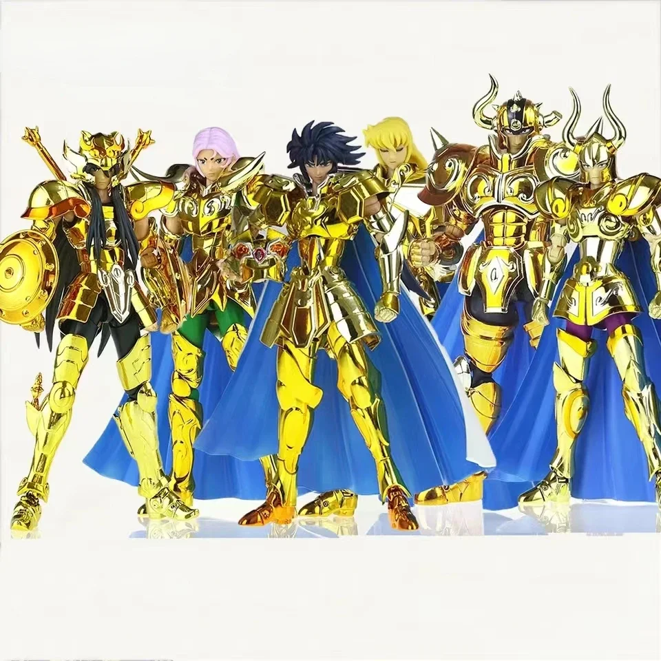 In Stock CS Saint Seiya Myth Cloth EX Capricorn Shura/Leo Aiolia/Aries MU/Libra Dohko/Virgo Knights of Zodiac Action Figure Toys