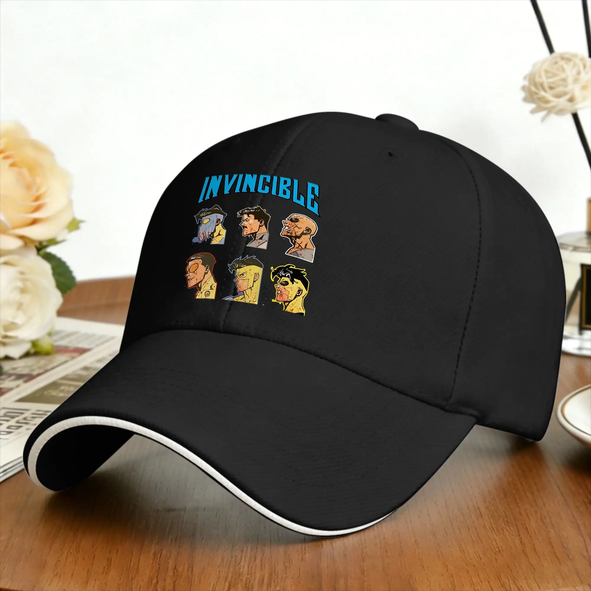 Invincible Comic Book Character Profile Design Casual Baseball Cap Summer  Trucker Hat High Quality Hip Hop Hats Baseball Caps