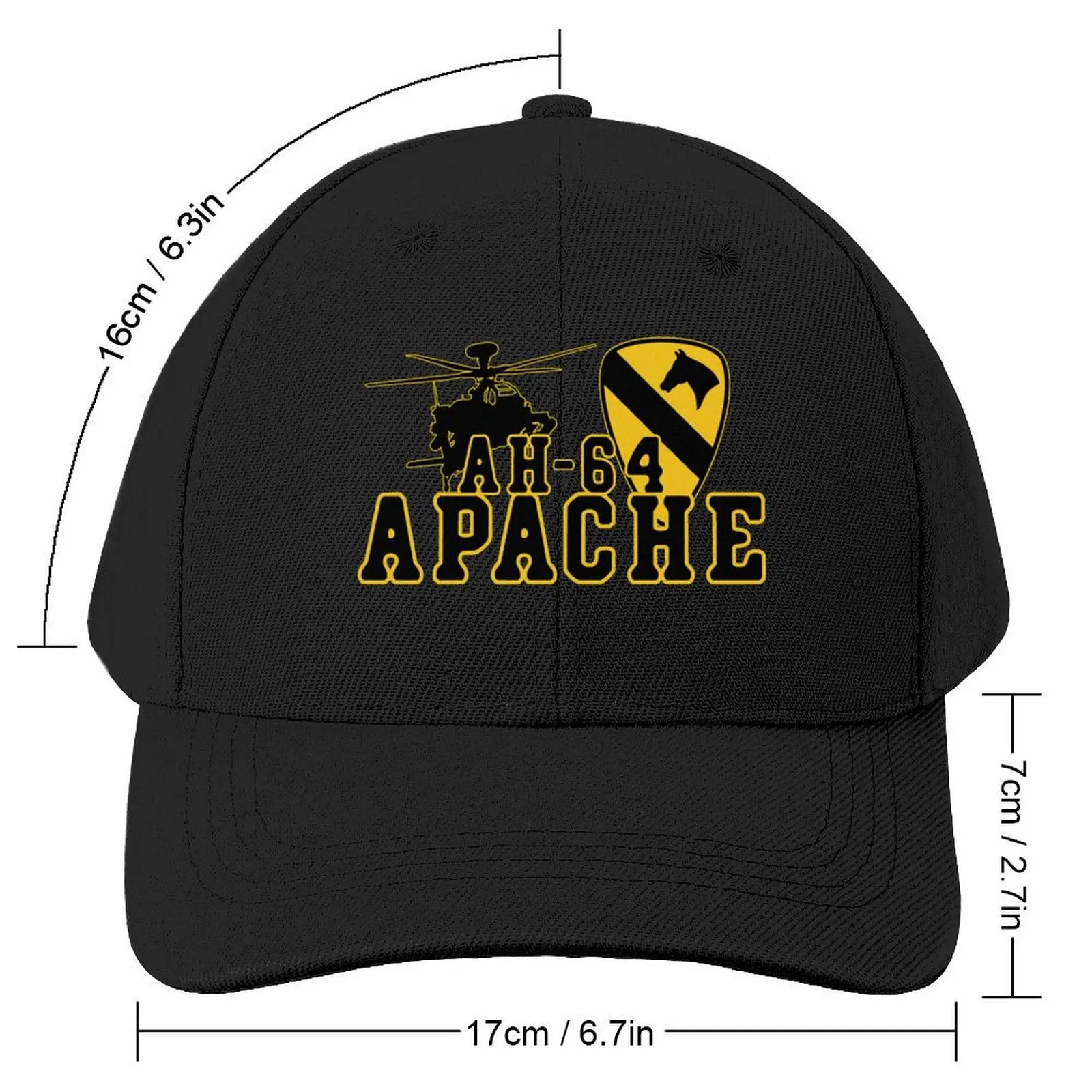 AIR CAV / AH-64 Apache / 1st Air Cavalry Baseball Cap Golf Hat Man dad hat Luxury Cap Men's Caps Women's