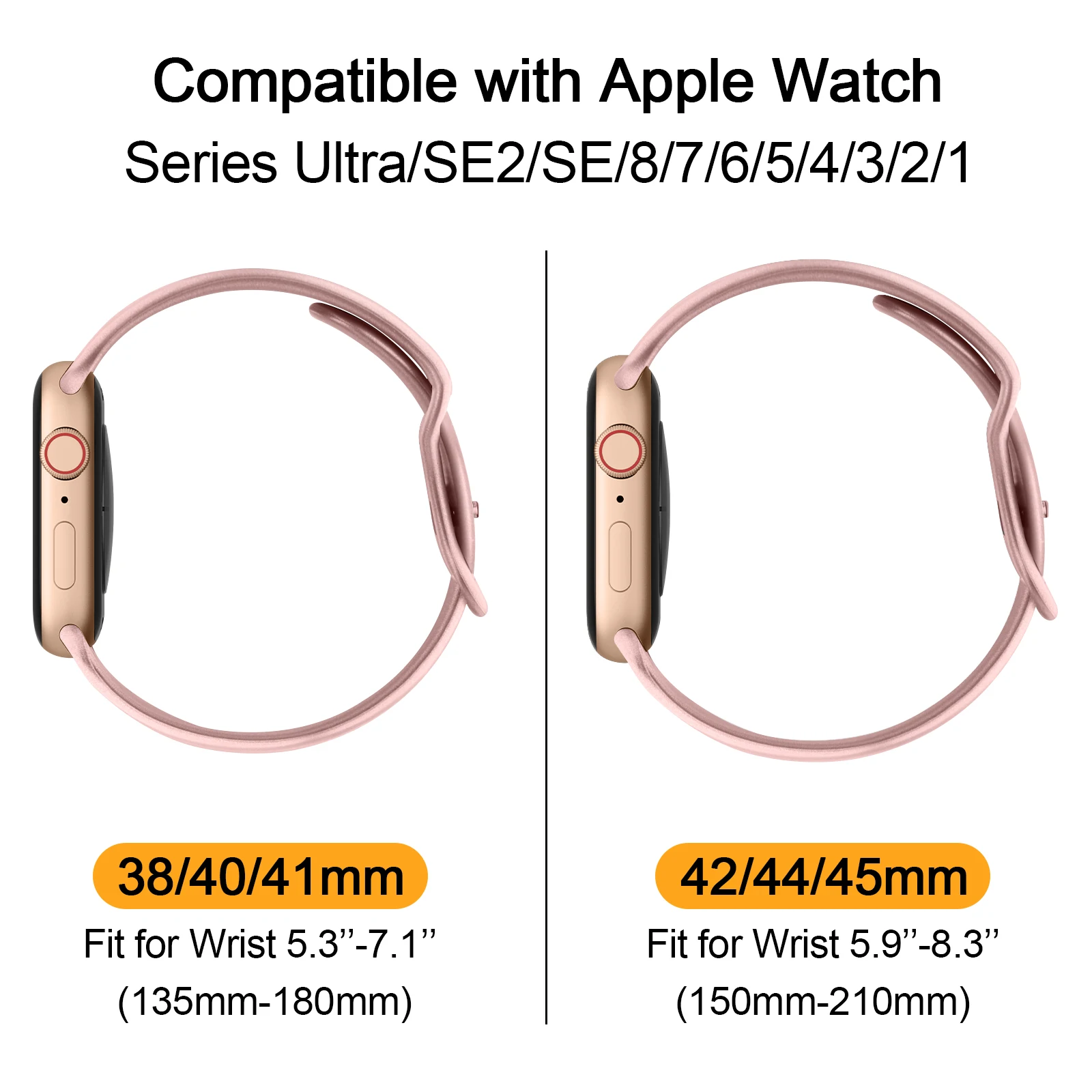 Zachte TPU Horlogeband Voor Apple Watch Band 44Mm 40Mm 45Mm 49Mm 41Mm 38Mm 42Mm Band Voor Iwatch Ultra 8 7 6 5 4 3 2 1 Se Armband