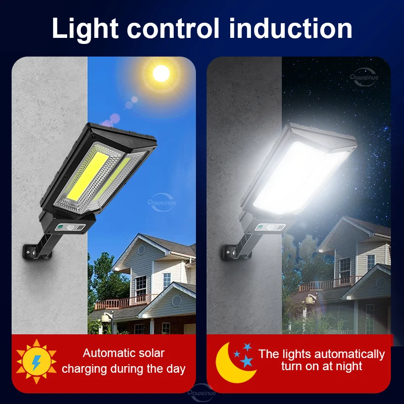 Super Bright Solar Light 20000LM Ultra High Power Outdoor Street Lamp Waterproof With Motion Sensor Solar Lights Courtyard Lamp