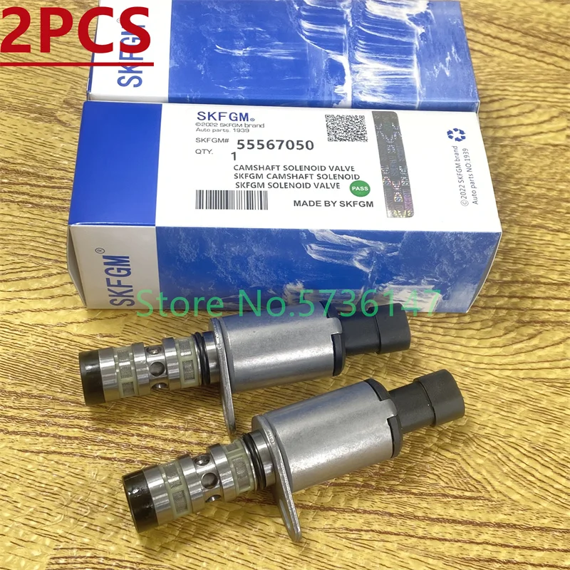 2PCS Camshaft CAM CONTROL VALVE SOLENOID OEM# 55567050 For Chevrolet Cruze 1.6L 1.8L Sonic Epica Excelle ASTRA ZAFIRA MOKKA