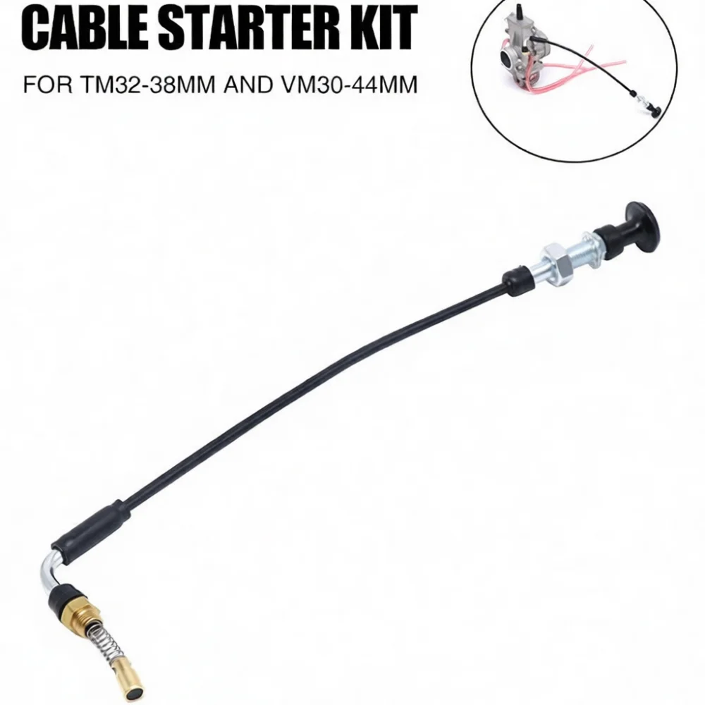 310mm Manual Choke Starter Cable Kit For Mikuni TM36 68 TM40 6 Carburetors Motorcycle Fuel System Repair Components Tool