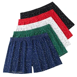 5PCS New Style Men Panties Men's Polka Dot Aro Pants with Flat Corners Soft Skin Friendly Fat Pants Breathable Men Underwear