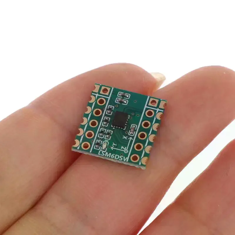 LSM6DSV Six-Axis Sensor Module - SPI/I2C Compatible Accelerometer & Gyroscope for Smol/SlimeVR Data Logging Applications
