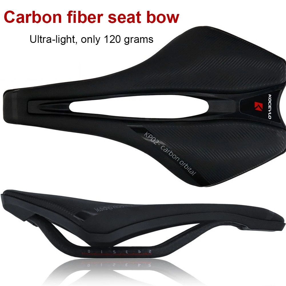 

Light Weight Bike Saddle Waterproof Comfortable Seat Cushion Carbon Fiber Bicycle Seat for Road Mountain Bikes