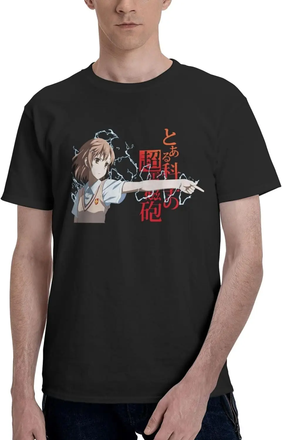 Anime T Shirt Man Fashion Crew Neck Short Sleeve Tee