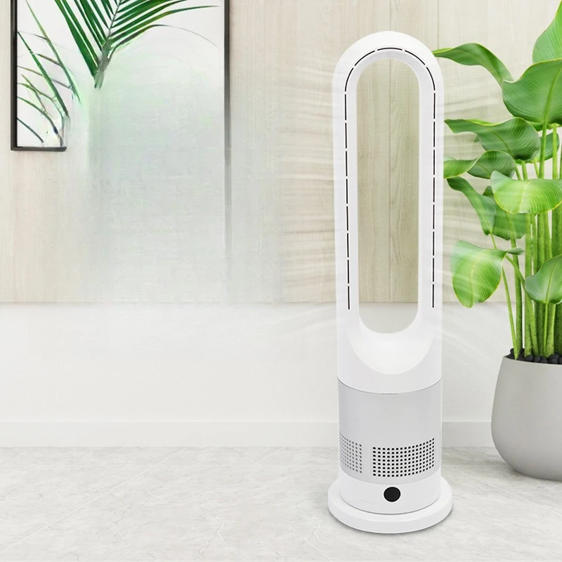 Cross-border cold fan household air circulation purification silent floor bladeless fan floor electric fan outlet