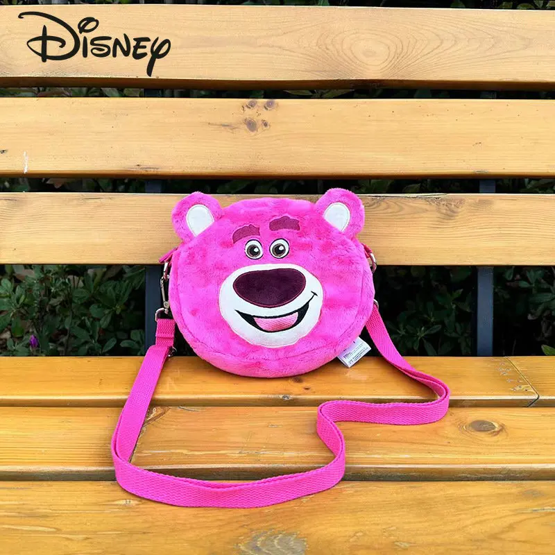 Disney\'s New Plush Crossbody Bag Fashionable High Quality Children\'s Zero Wallet Cartoon Cute Versatile Popular Girl Phone Bag