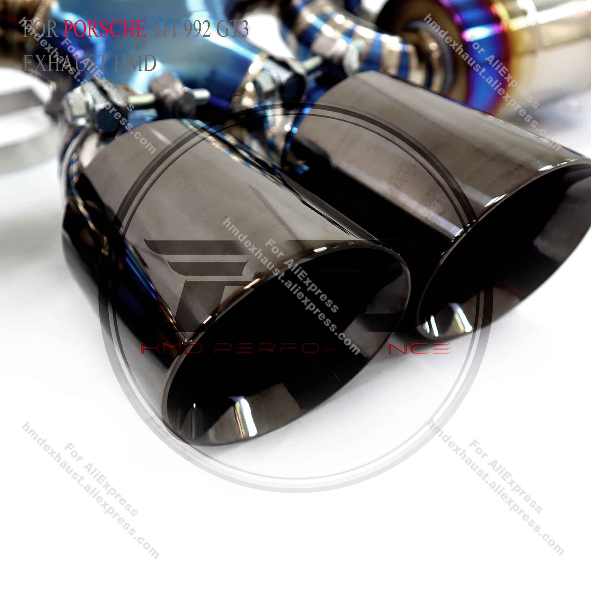 HMD Exclusive customization Titanium alloy Exhaust System Performance Catback for Porsche 911 992 GT3 Muffler With Valve