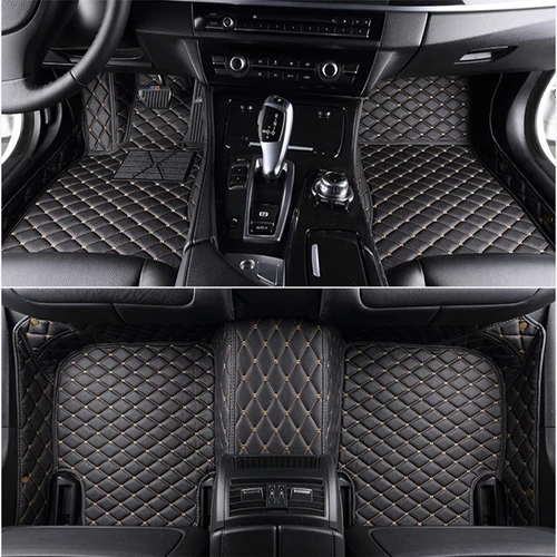 Imagen 2 del producto Alfombrillas de coche para Mazda Cx-5 2012 20132014 2015 2016 2017 2018 Flash Mat Almohadillas de cuero personalizadas para los pies Alfombra para automóvil Cubiertas para automóviles