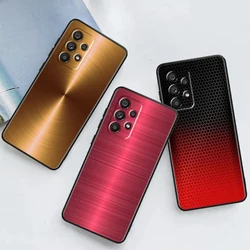 Etui z włókna węglowego do Samsung A53 A52 A33 A32 A51 A71 A21S A13 A73 A55 A22 A23 A35 A72 A54 A12 5G Black TPU Phone Case