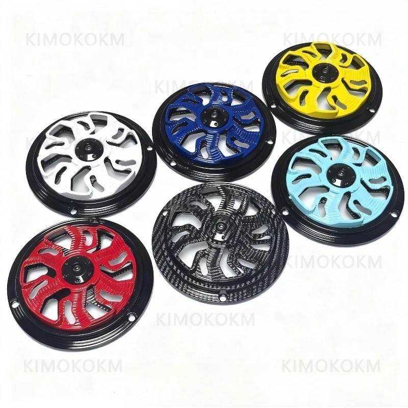 Suitable for Universal Motorcycle Modification Accessories Fan Cover CNC Engine Decoration Fan Blade Cover Hot Selling 135mm