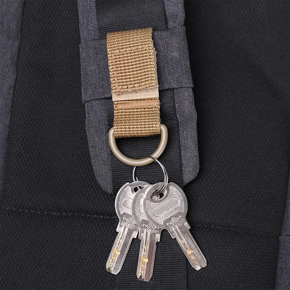1Pc Nylon Molle Ribbon High Strength Hanging Webbing Buckle Key Hook Clip Belt Hooks Hiking Climbing Carabiner