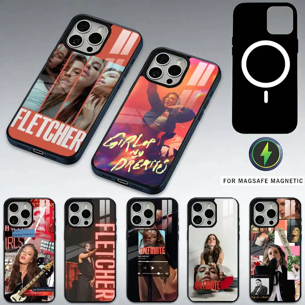 

Singer C-Cari Fletcher Phone Case For iPhone17,16,15,14,13,12,11 Plus,Pro Max Magnetic For Magsafe Wireless Charging