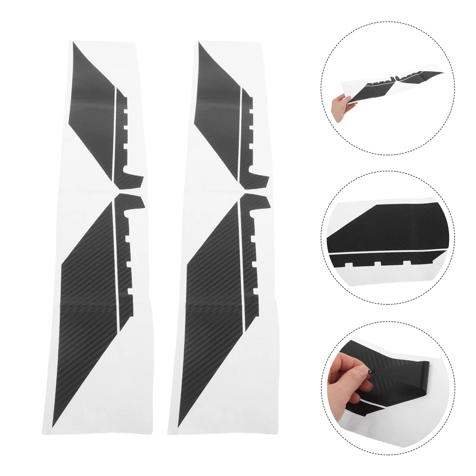 

4 шт. автомобильные наклейки на капот, наклейка из углеродного волокна, дизайн, модификация автомобиля, аксессуар, устойчивый к царапинам, устойчивый к атмосферным воздействиям кузов автомобиля