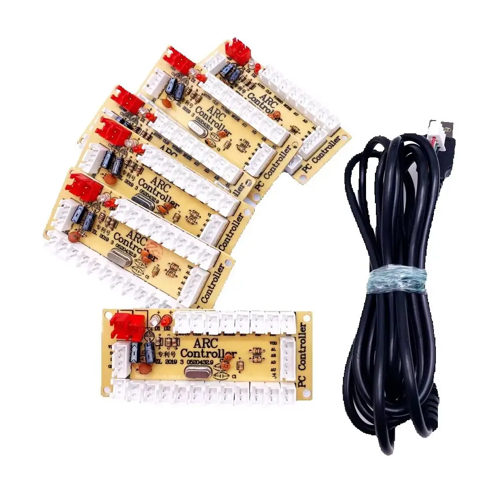 Wholesale Supply 100pcs/set Arcade Zero Delay USB ENCODER   WITH 2.8mm & 4.8MM BUTT CABLE