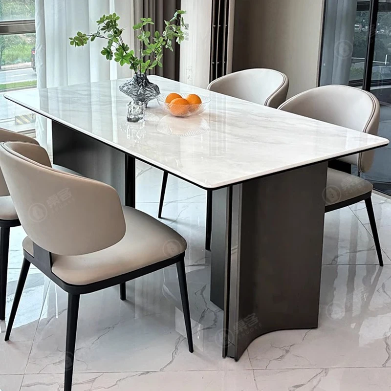 

Luxury Modern Dining Table Nordic Console Salon Dressing Conference Dining Table Garden Mesas De Comedor Living Room Furniture