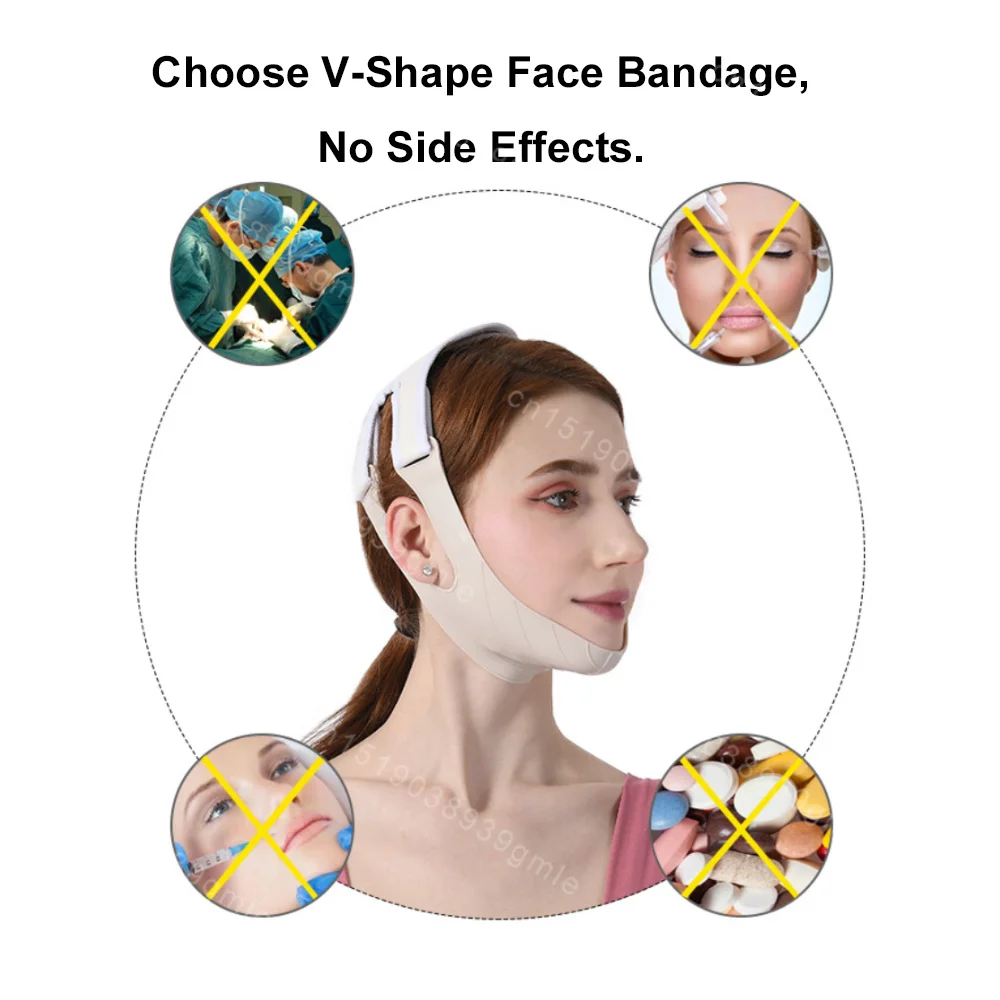 ซิลิโคน Face Slimming BANDAGE ผู้หญิง Chin Cheek Lift UP เข็มขัด V Line Face Shaper Facial Anti ริ้วรอยสายคล้อง Skin Care เครื่องมือความงาม