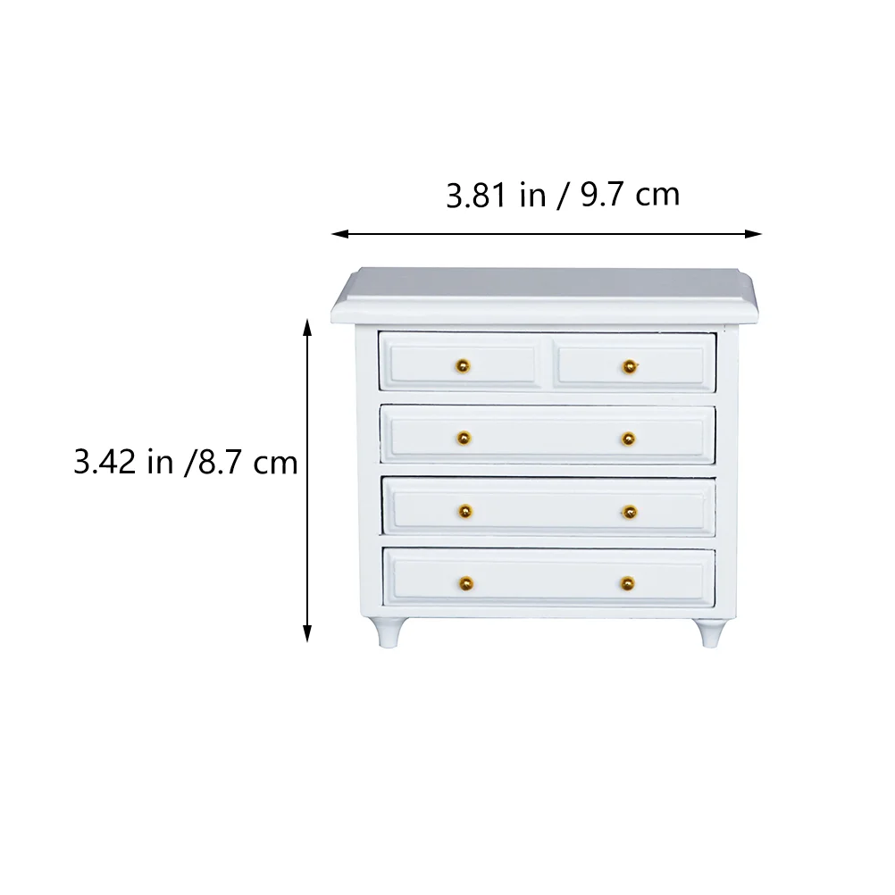 Mini rangement artisanal en bois, décor d'armoire de cuisine, meubles de château, maison, maison, maison