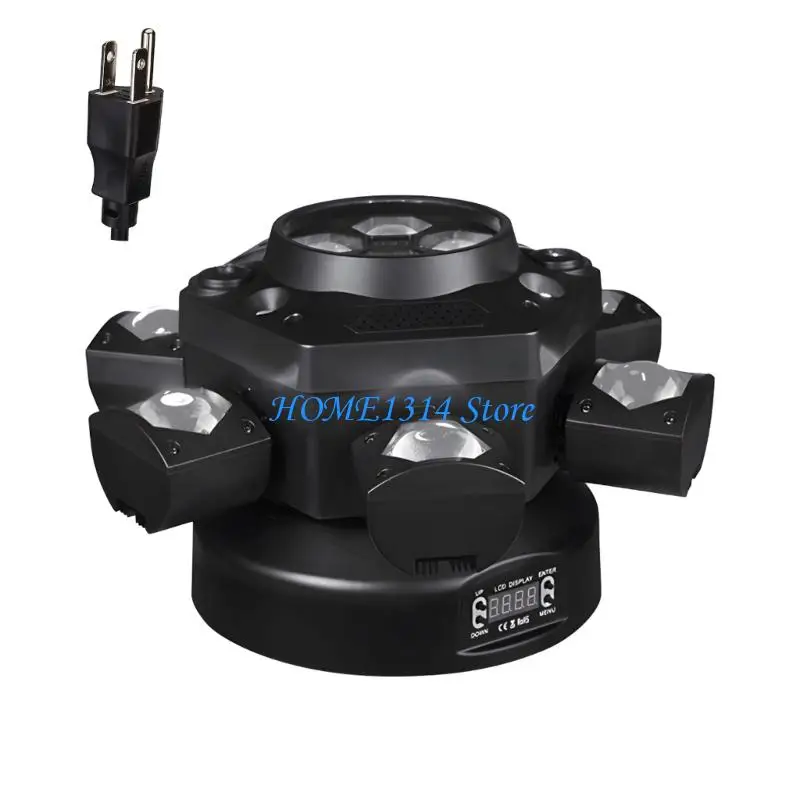 

M6CE Multiple Beam Stage Lamp 10W RGBW LEDs Coordinate Music Rhythm Club Light 110V