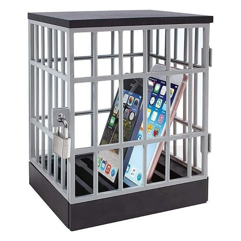 Mobile Prison Lockbox for Self-Learning & Postgraduate Discipline Student Safe Timer Home Small Tool for Organization And Time M