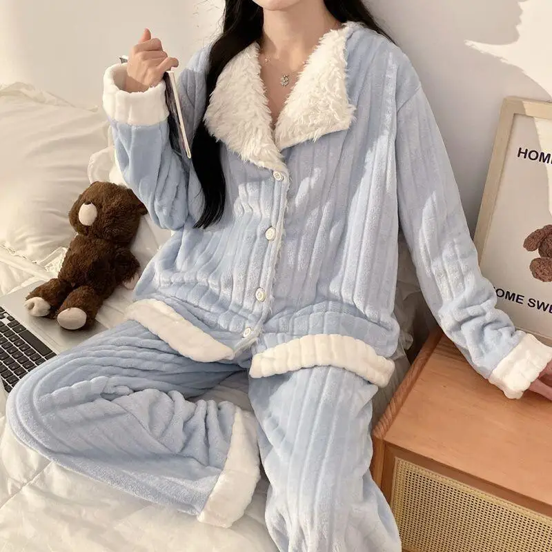 Pijamas de mujer, ropa de dormir, conjunto de pijama de algodón, ropa de casa, Otoño Invierno, Bjamah personalizado, vestido Grinch personalizado para mujer