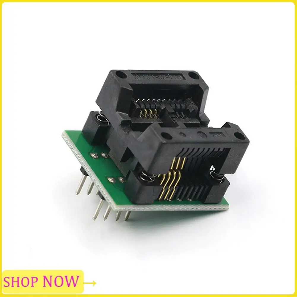 

Especial 1Pcs SOP8 To DIP8 SOP8 Turn DIP8 SOIC8 To DIP8 IC Socket Programmer Adapter Socket 150Mil