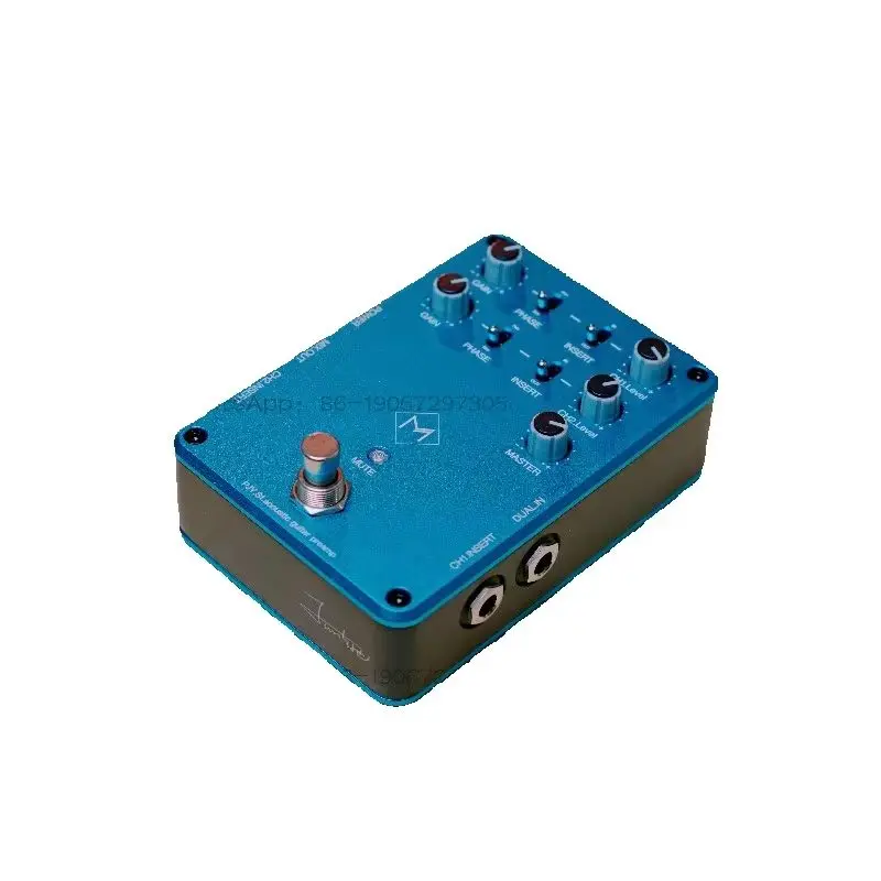 High Quality, Suitable for S1 Acoustic Guitar Pickup, Dual Channel Finger Type Front-end Recording Performance Accessories