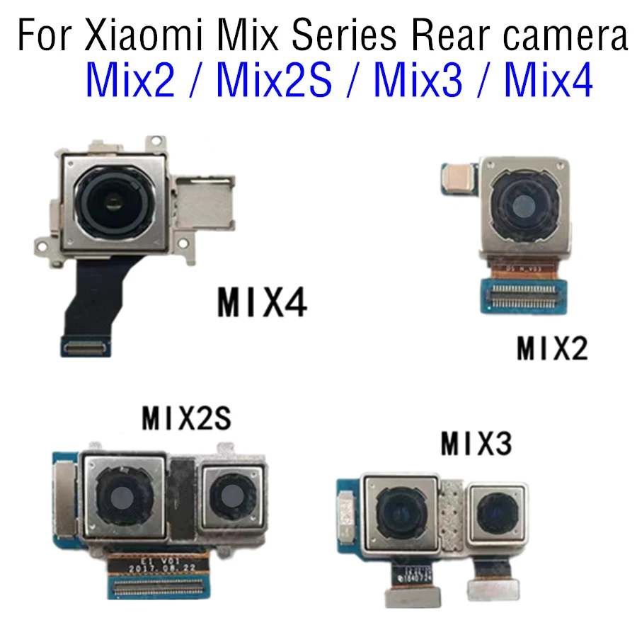 

Фронтальная и задняя камеры для Xiaomi Mi Mix 2, 2s, 3, Mix2, Mix2s, Mix3, Mix4: основной модуль камеры, гибкий шлейф, запасные части для замены