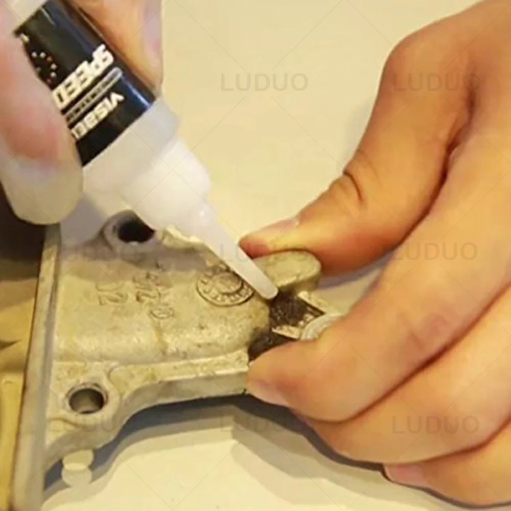 4 Farben Schweiß-Superkleber 7, schnelles Fix-Pulver, Kunststoff, Reparatur, Holz, Klebstoff, Dichtstoff, professionelles, schnell haftendes Kupfer, Gummi – Detail 17
