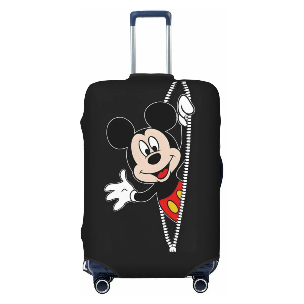 

Custom M-Mickey M-Mouse Collage Suitcase Cover Elastic Anime Cartoon Luggage Protective Covers for 18-32 inch