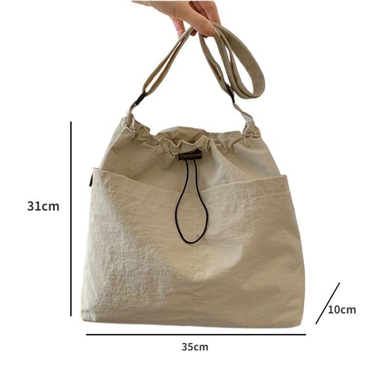 New Large Capacity Versatile Shoulder Bag for Women\'s Summer Popular Lightweight Shoulder Crossbody Bag Minimalist Tote Handbag