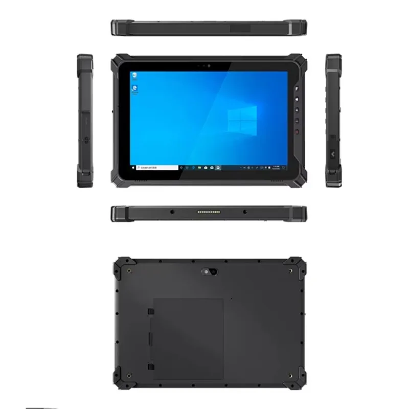 Tablet antideflagrante 810g 10 pollici 10000 Mha GPS Scanner di codici a barre Ip65 Impermeabile Windows 10 Tablet industriale Pc Atex Tablet