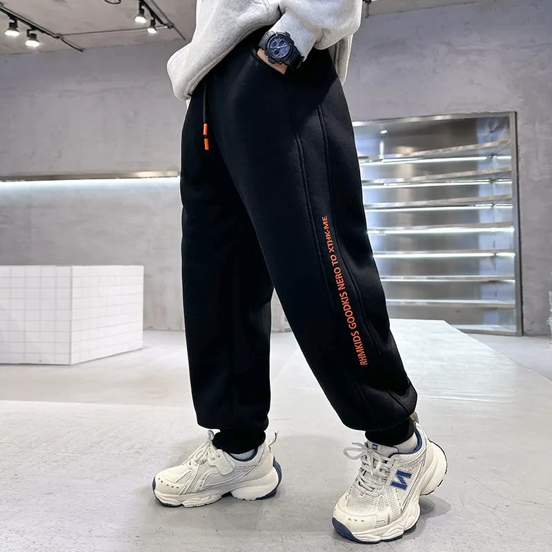 ركض شتوي للأولاد مبطن بالصوف الحراري الفاخر - دفء كامل الجسم مبطن فائق النعومة للأولاد التوأم، سراويل معزولة حراريًا #4