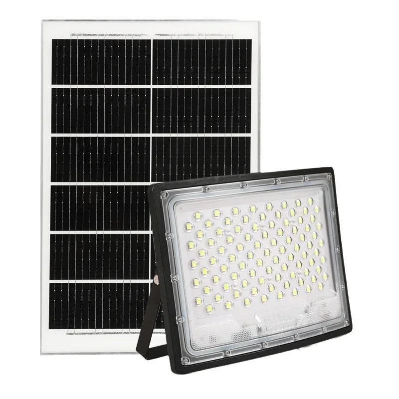 Luz solar ao ar livre do pátio, iluminação automática, luz de projeção solar ao ar livre, carregamento LED, na escuridão, novo