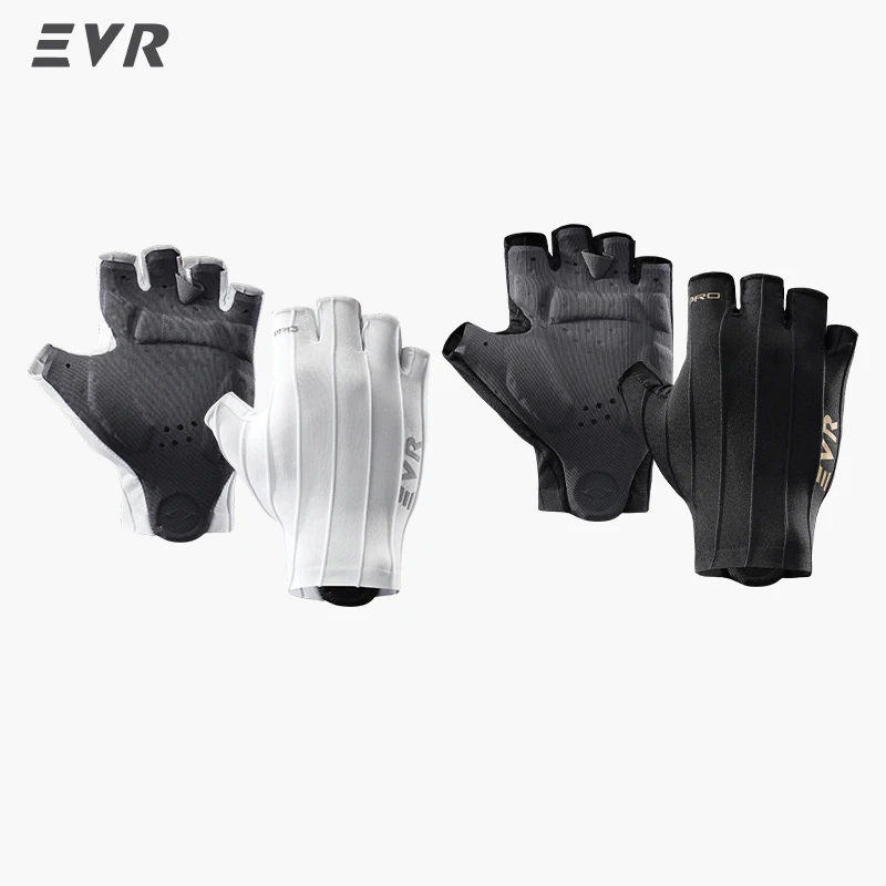 EVR Sommer-Fahrradhandschuhe PALM Double Arrow Fahrrad-Kurzfingerhandschuhe Vollflächige Stoßdämpfende MTB Fahrrad-Pneumatikhandschuhe