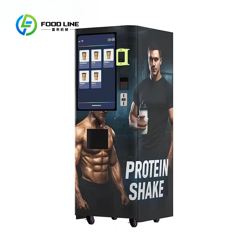 

Custom Commercial Smart Protein Shake Vending Machine Automatic Gym Smoothie Dispenser Touch Screen Whey Protein Making Machine