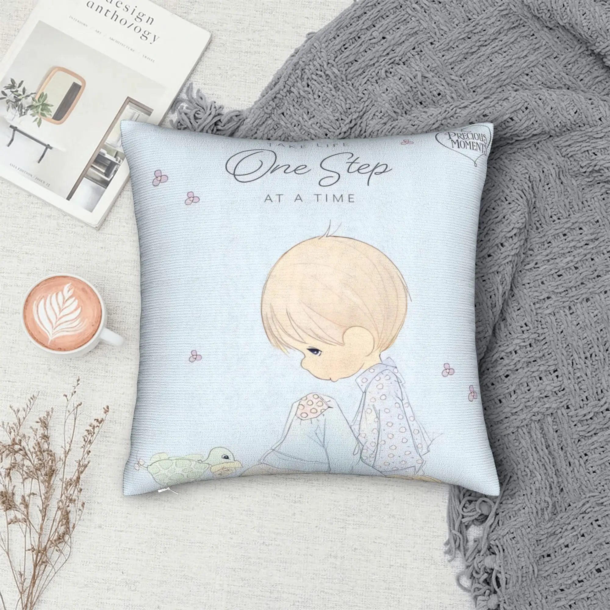 Precious Moments Various Pillow Case  Soft Pillow Cover For Couch Sofa Bedroom Retro Trendy Pillowcases