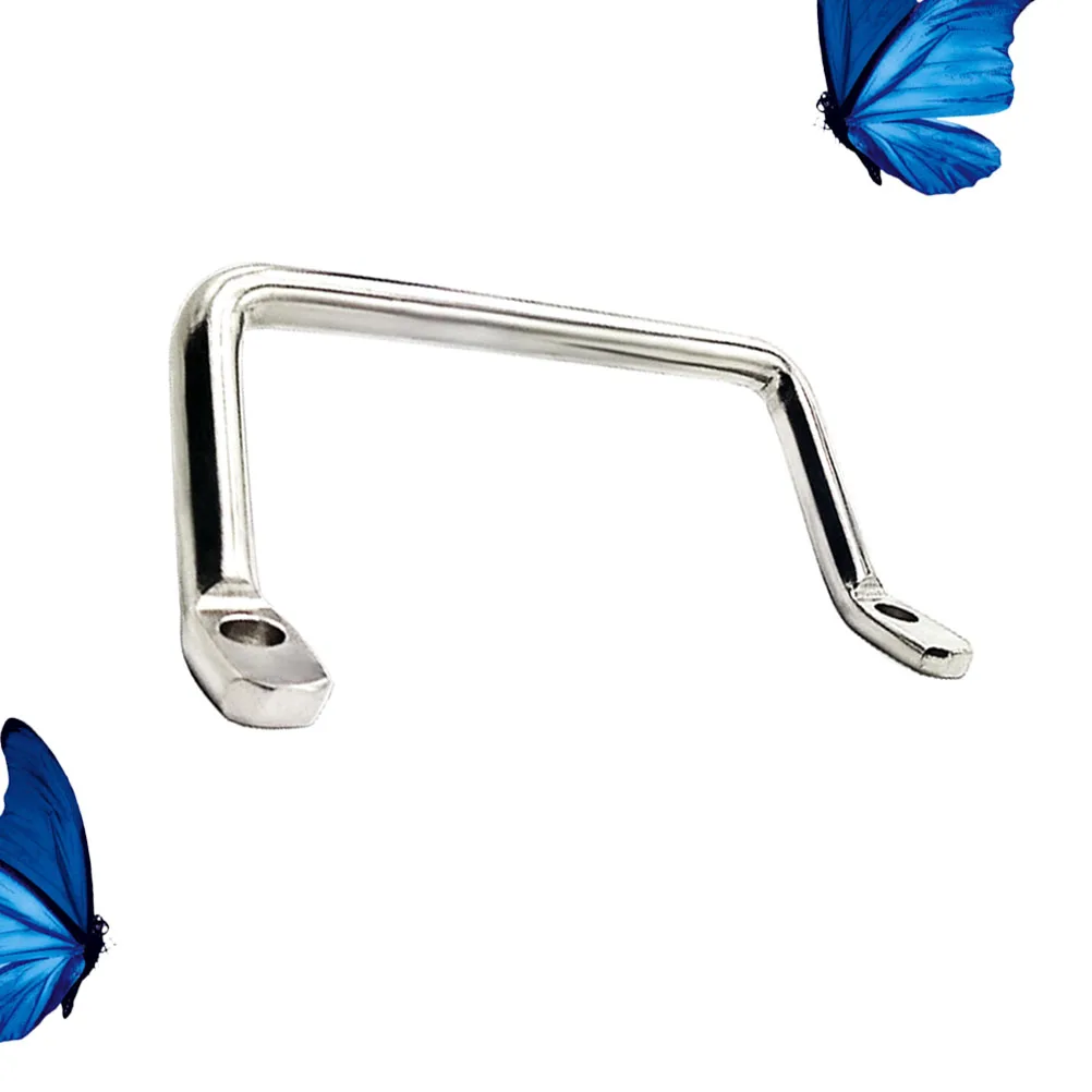 

Stainless Steel Industrial Box Handle Durable Smooth Round Bar Pull For Toolboxes Equipment Cabinets Sliding Doors Sturdy Easy