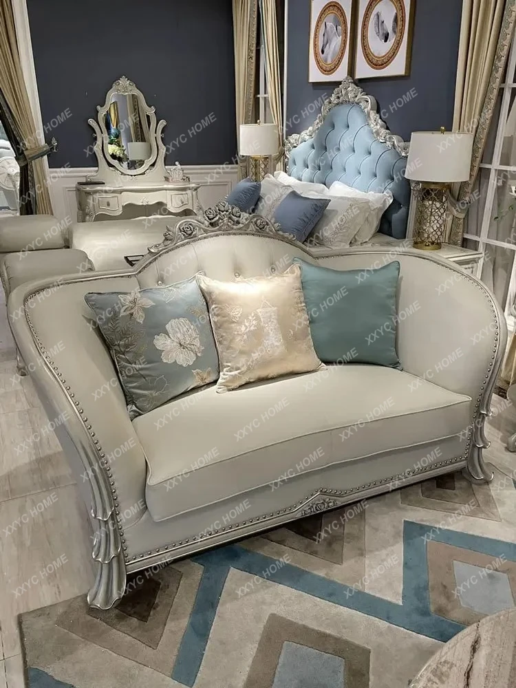 

Кожаный диван-кресло Entry Lux для гостиной, простой, из натуральной кожи первого слоя