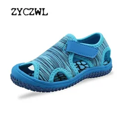 Sandali estivi per neonati Sandali da spiaggia per bambini Fondo morbido Scarpe per bambini antiscivolo per ragazze unisex Scarpe anti-collisione per bambini