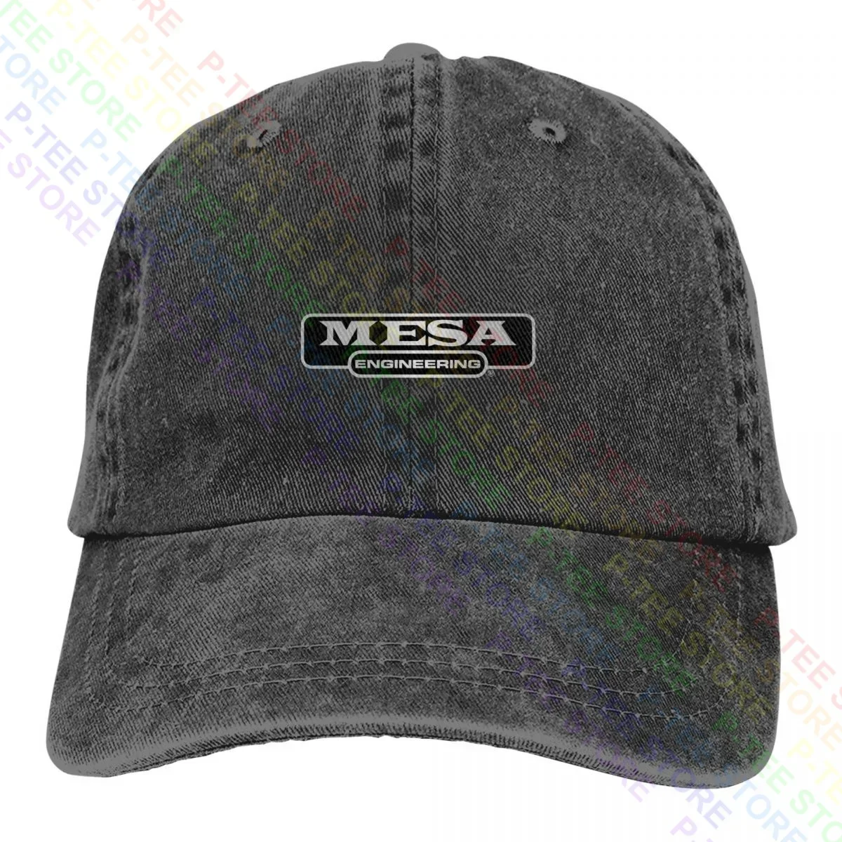 Mesa Boogie Amplifiers Guitars Basses Mark V Triple Crown Washed Denim Baseball Cap Trucker Hats Design