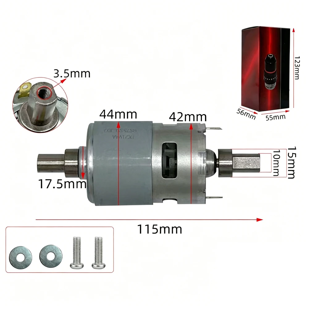 21V 755 Type Electric Motor Double Grinding Wheel Metal C'ompact P'ower Tool For DIY Workshop Equipment