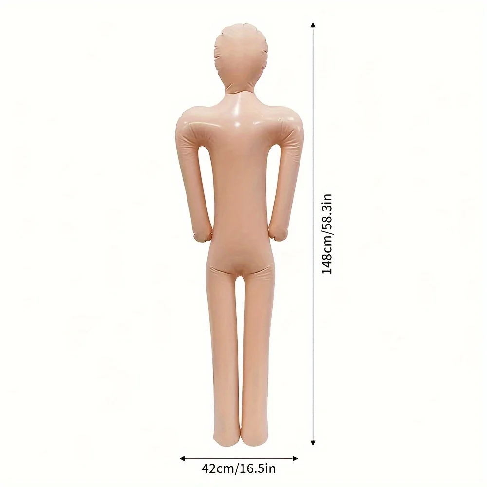 152.4cm Full Size Inflatable Body Mannequin DIY Halloween Decorations Cosplay Props Inflatable Dummy Perfect To Dress Up &Costum