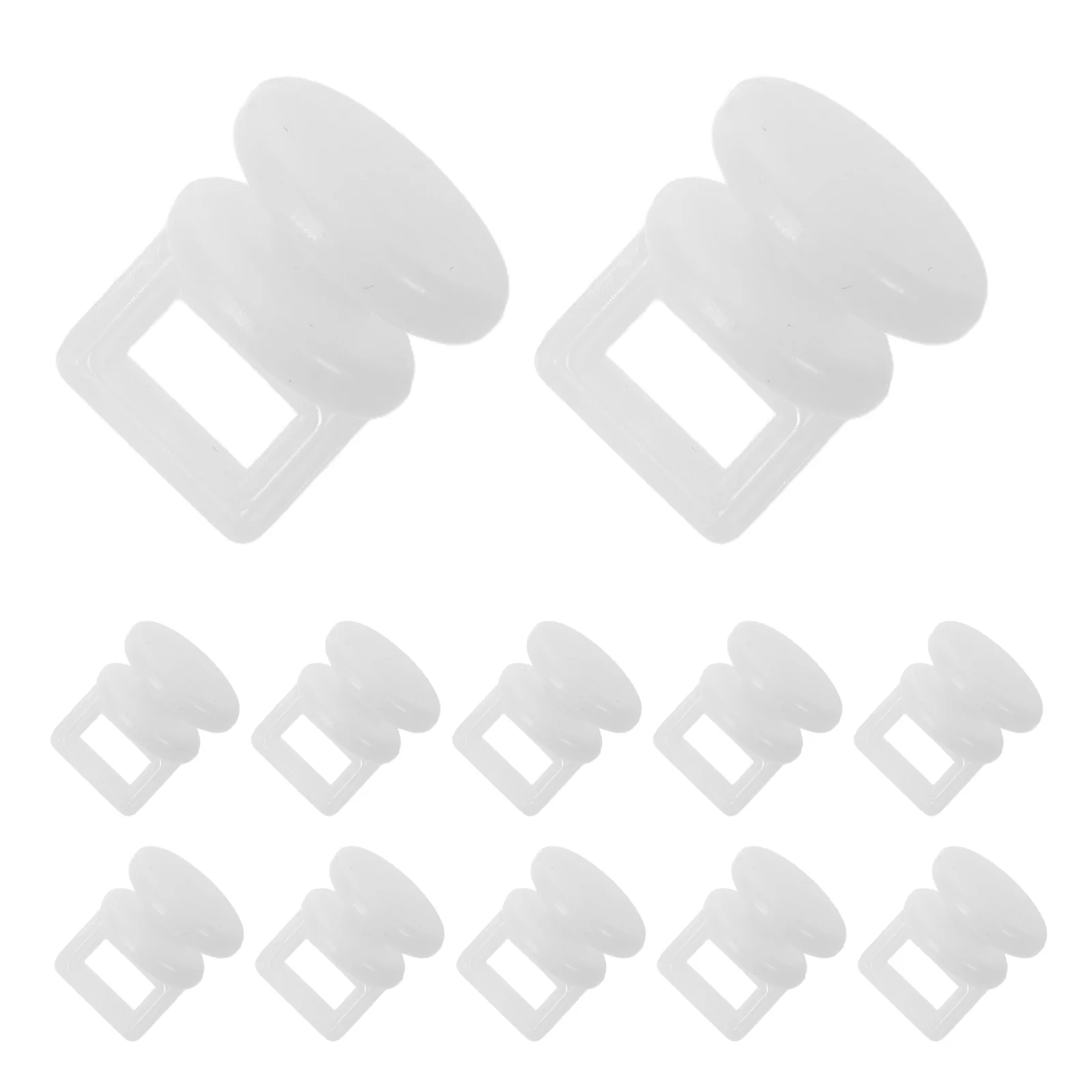 

200Pcs Curtain Slider Track Hooks Gliders for Caravan Bus Window Rail Systems Ceiling Mount Curtain Pulley Accessories Quiet