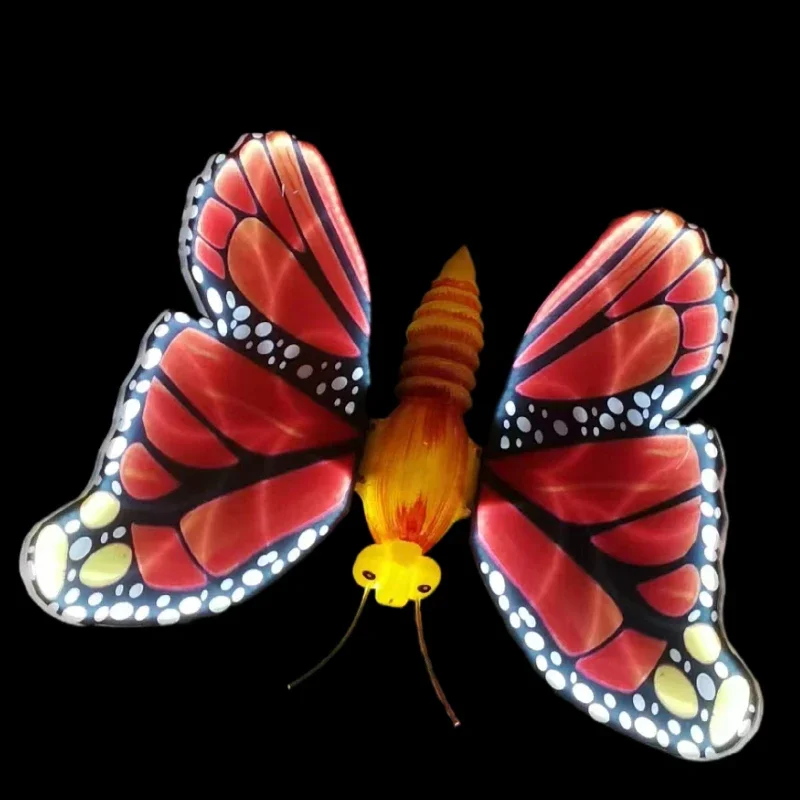 Landscape Outdoor Wall-Mounted Decorative Lighting Floor-standing  Christmas Lights Holiday 3D LED Butterfly LED Motif Lights