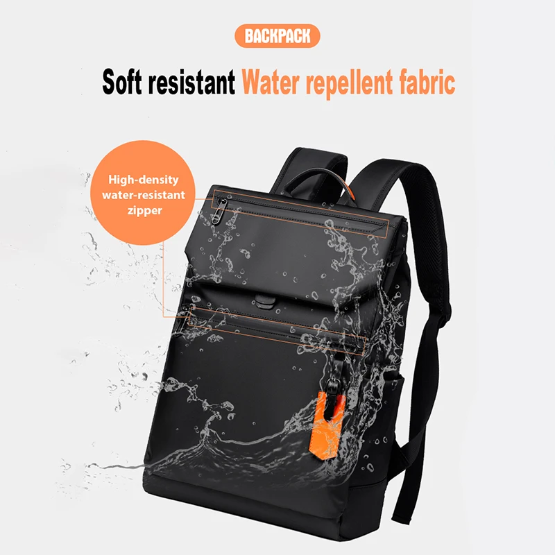 Men\'s Business Backpack 14/15.6 Inch Laptop Backpack High Quality Oxford Waterproof Outdoor Travel Backpack Commuting Bag