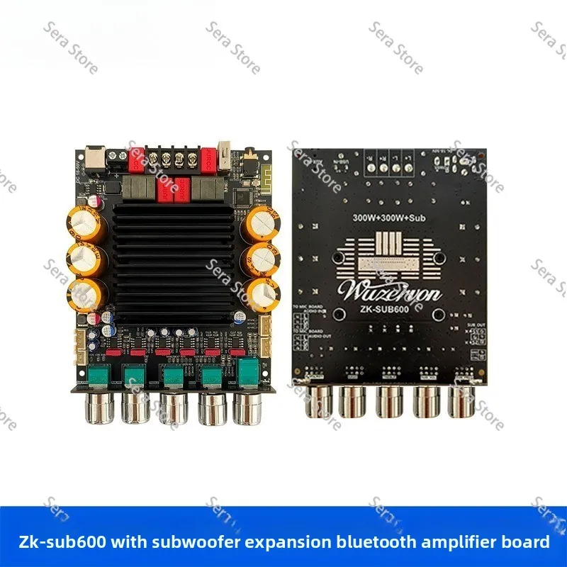 ZK-SUB600 Extended Bluetooth Power Amplifier Board with Subwoofer TPA3255 2.0 + Channel 300W + 300W + Sub